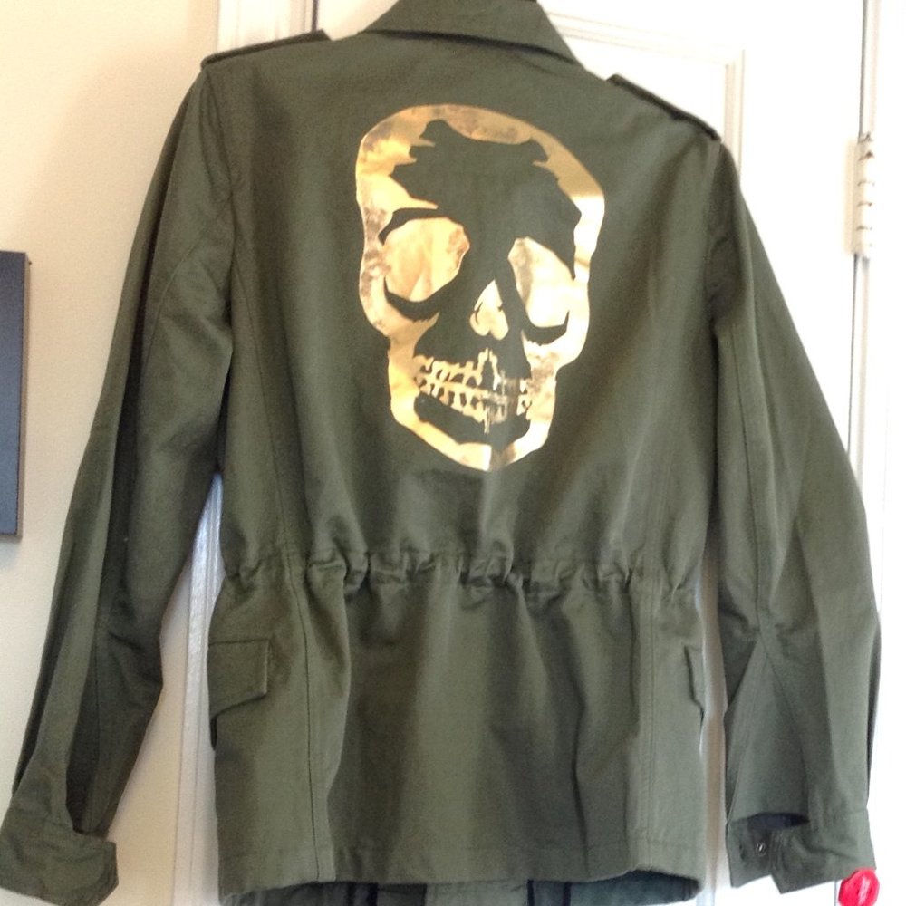 Zadig & Voltaire Kayak Skull Military Jacket - Picture 8 of 15